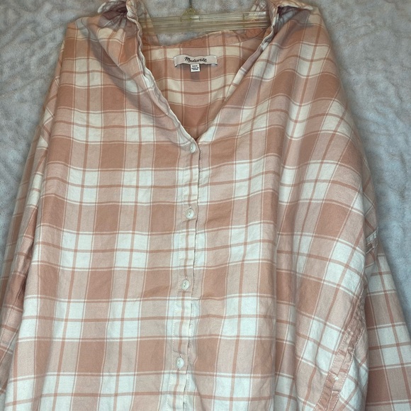 Madewell Central Long Sleeve In Danville Plaid - Picture 5 of 10